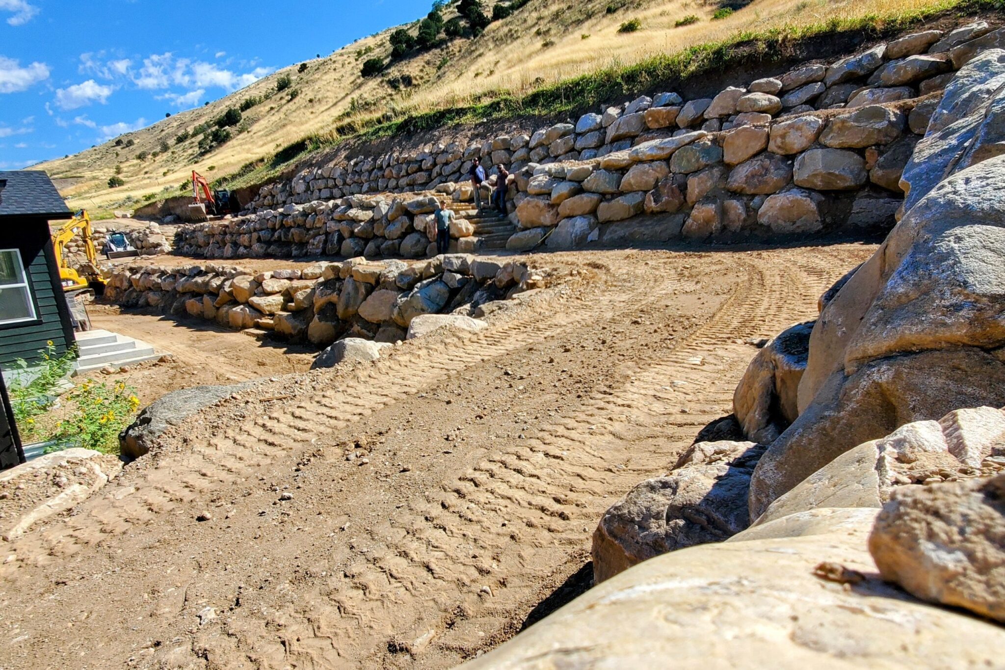 Foundation and concrete construction near Bear Lake