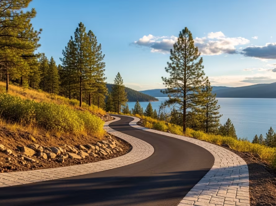 Driveway construction and private roads in Bear Lake.